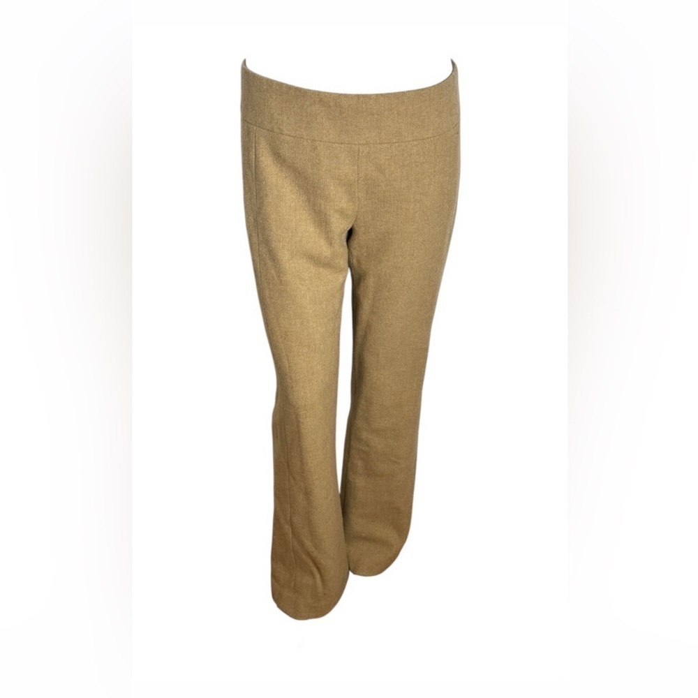 J Crew Dress Trouser Women's 4 Tan Wool - Picture 1 of 3